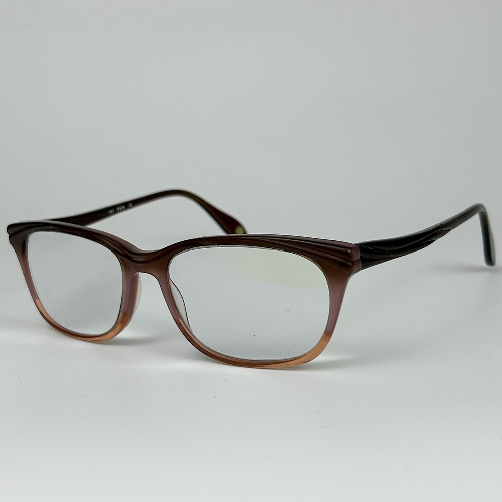 FYSH 3627 M402 Womens Eyeglasses Frame Two Tone Amber Full Rim 56-17-140 mm